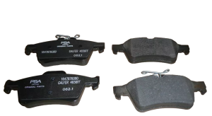 Hintere Bremsbeläge Citroen Peugeot 1647876080 Neu Original OE