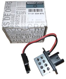 Gebläsewiderstand, neu, original 7701034875 RENAULT