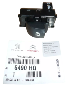 Citroen Peugeot Fensterheberknopf 6490HQ Neu Original OE