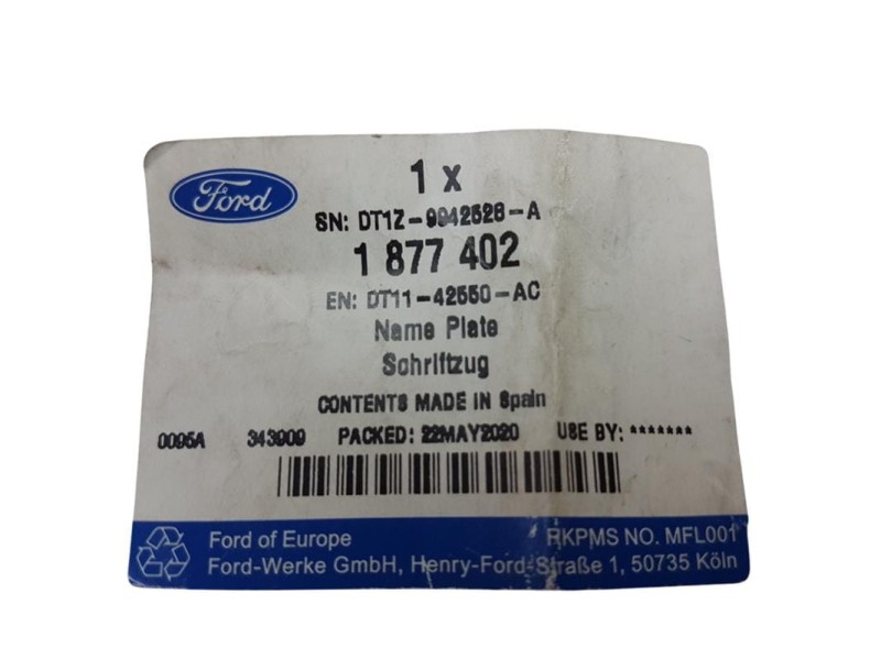 Emblemat Napis Tył Ford
