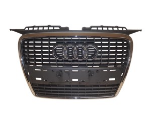 Doppelter Kühlergrill, kurz, verchromt, Audi A3 8P 8P4853651A Original OE