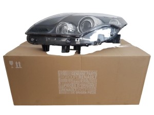 SCHWARZER SCHEINWERFER VORNE LINKS RENAULT LAGUNA III 260600076R