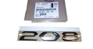 Emblemat Peugeot 208 II Hinten 98284028DX Neu Original OE