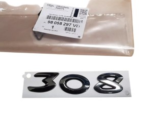 Peugeot Heckemblem 308 II 98058297VD Neu Original OE