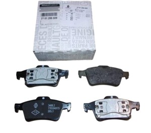 Bremsbeläge Renault Laguna II Megane II hinten 7701206609 Neu Original OE