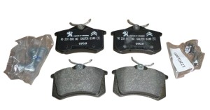 Hintere Bremsbeläge Citroen Peugeot 1623180580 Neu Original OE