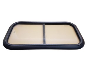 Vertikale Schiebescheibe 59 x 31 mit Homologation für Abschleppwagen, Wohnmobil, Boxer, Jumper, Ducato, Sprinter und Master Original