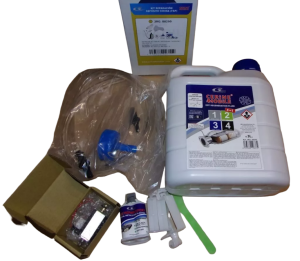 Reparaturset für Kraftstoffpumpe + Flüssigkeit für Citroën und Peugeot 3RG 88299 9651826480 1500AR