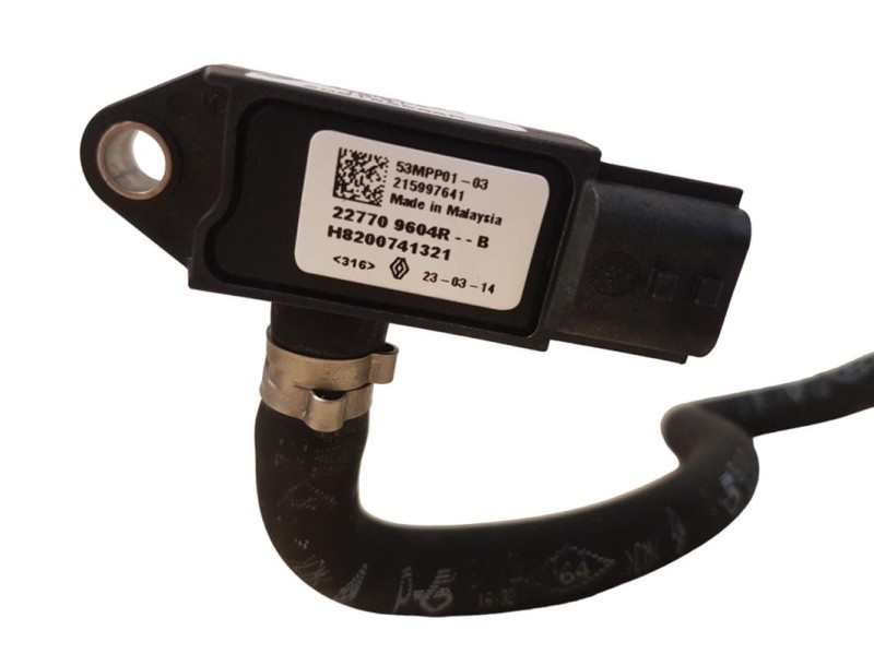 CZUJNIK CIŚNIENIA SPALIN RENAULT 208155568R NOWY ORYGINAŁ OE IDEALPARTS.PL